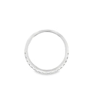 18kt White Gold Natural Round Diamond Prong Set Wedding Ring (0.36ct)