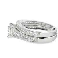 14kt White Gold Natural Princess Diamond Engagement Rings (2.33ct)