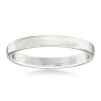 Precious Metal (No Stones) Wedding Band