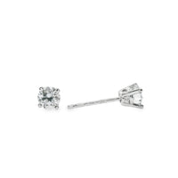 14kt White Gold Lab-Grown Round Diamond Stud Earrings (.48ct)