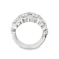 18kt White Gold Natural Diamond Geometric Ring (2.44ct)
