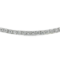 14kt White Gold 7" Lab-Grown Round Diamond Tennis Bracelet (4.00ct)