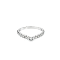 18K White Gold Natural Diamond Wedding Ring (.40ct)