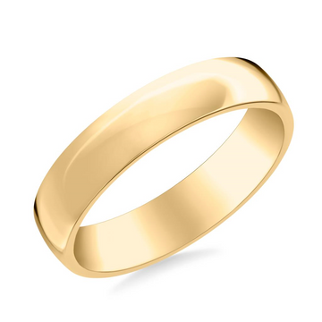 Goldman 14K Yellow Gold Polished Finish 5mm Ring