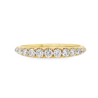18kt Yellow Gold Natural Round Diamond Wedding Ring (.47ct)