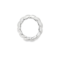 18K White Gold Elastic Ring (12.4g)