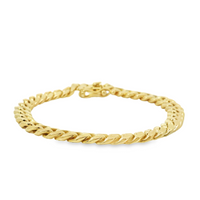 14kt Yellow Gold 8.5" 8mm Cuban Link Bracelet (45.2g)