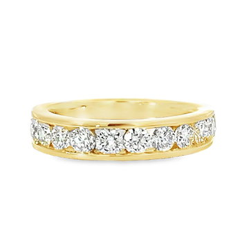 18kt Yellow Gold Diamond Channel Set Wedding Ring (1.11ct)