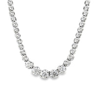 18kt White Gold Natural Diamond Necklace (3.23ct)