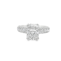18kt White Gold Pave Natural Diamonds Semi-Mount Ring (0.5ct)