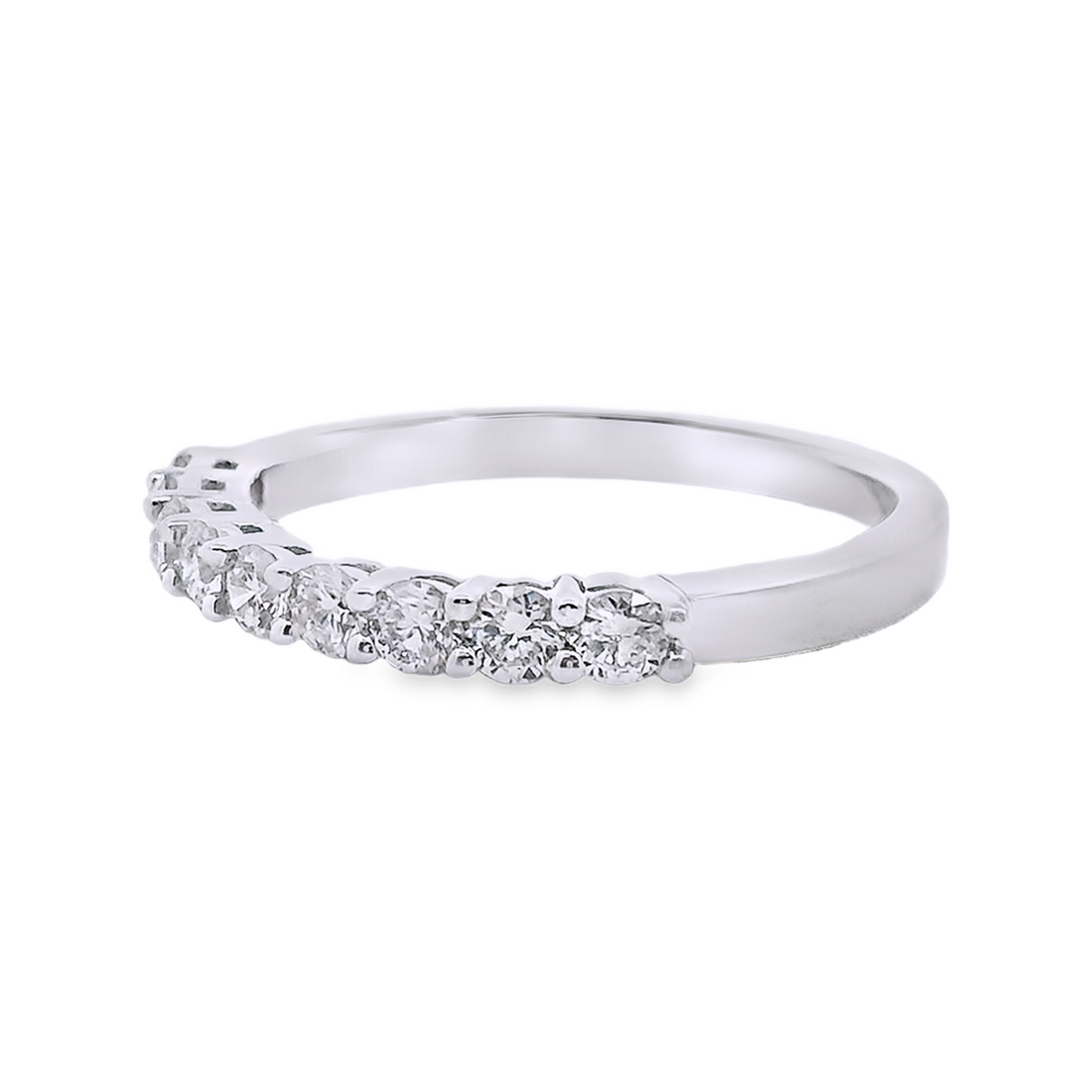 Diamond Wedding Bands  -  Women