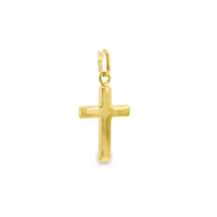 14kt Yellow Gold Italian Made Cross Pendant (.85g)