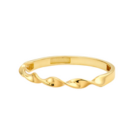 14kt Yellow Gold Twist Fashion Ring (.8g)