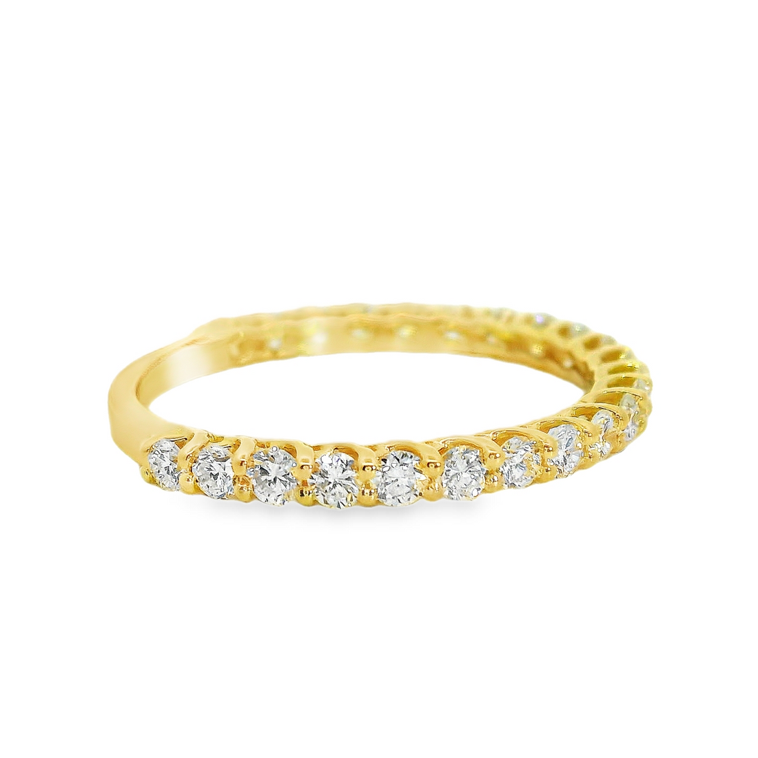 14kt Yellow Gold Lab-Grown Round Diamond Wedding Ring (0.69ct)
