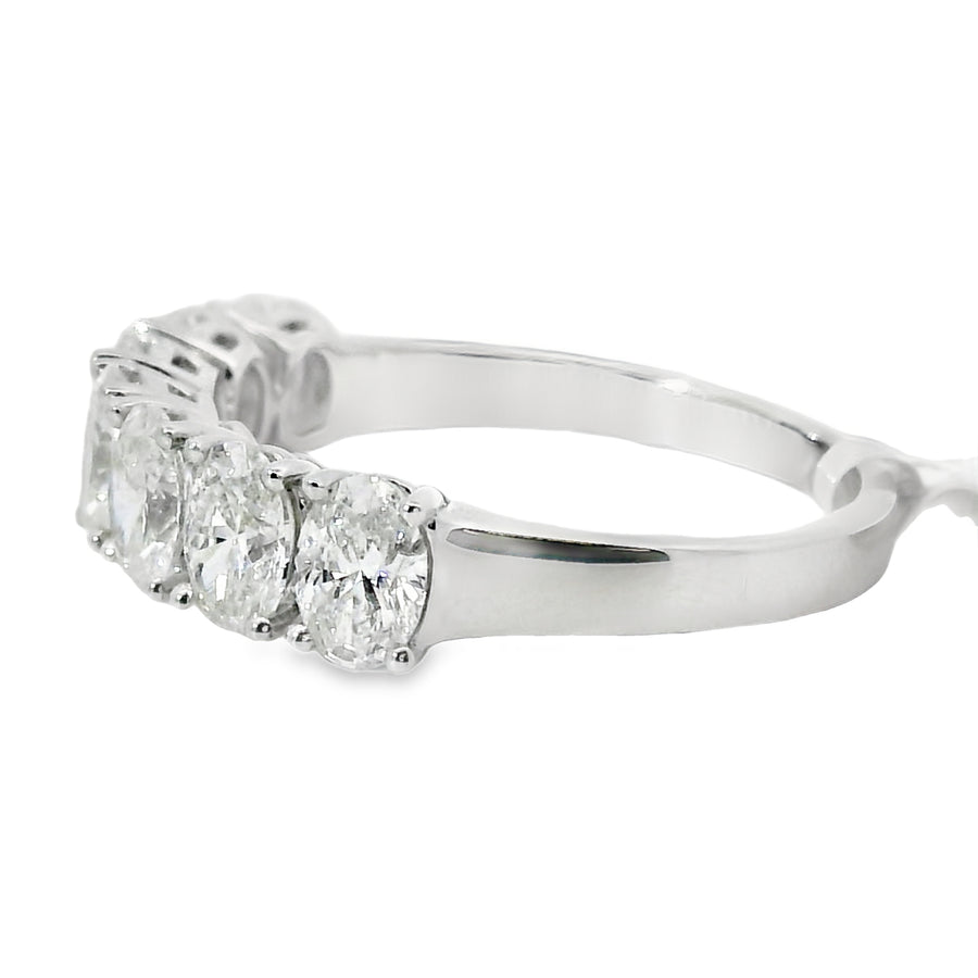 18kt White Gold Diamond Half Anniversary Ring (1.67ct)