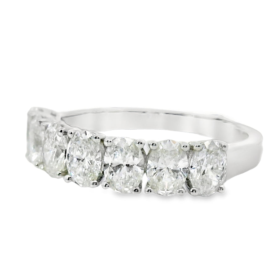 18kt White Gold Diamond Half Anniversary Ring (1.67ct)
