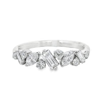 18K White Gold Diamond Wedding Ring (.59ct)