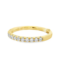 18K Yellow Gold Diamond Wedding Ring (.31ct)