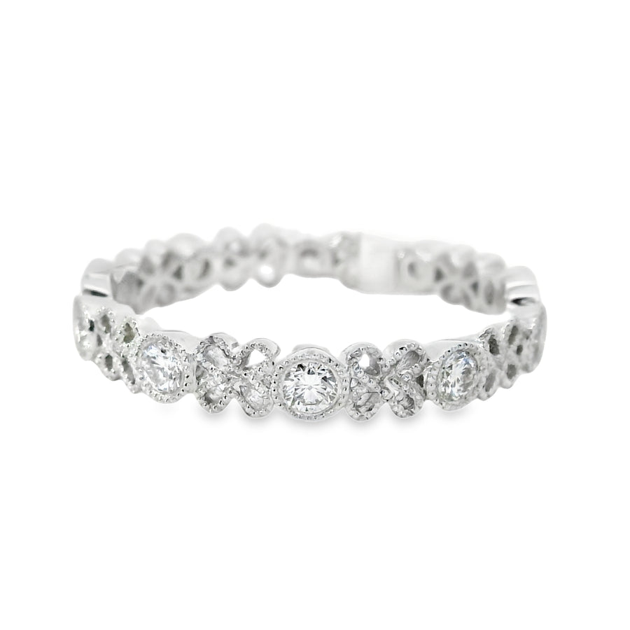 18kt White Gold Diamond Eternity Ring (0.41ct)