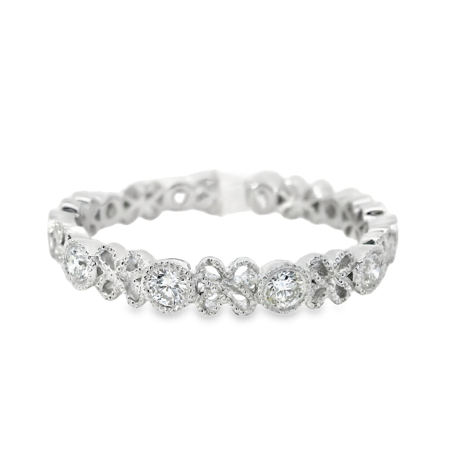 18kt White Gold Diamond Eternity Ring (0.41ct)