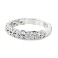 18kt White Gold Diamond Vintage Ring (0.44ct)