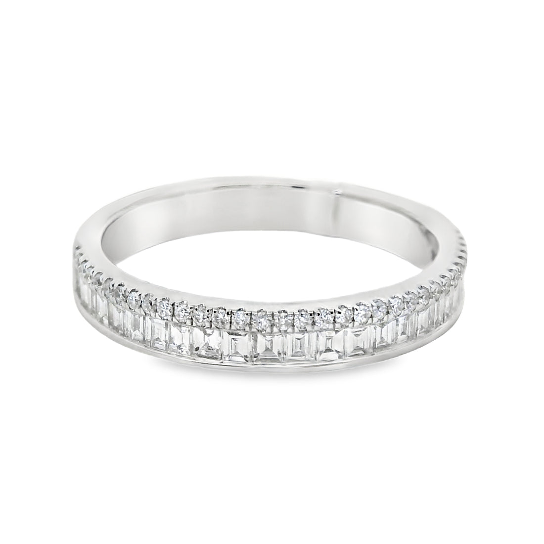 18kt White Gold Diamond Channel Set Ring (0.44ct)