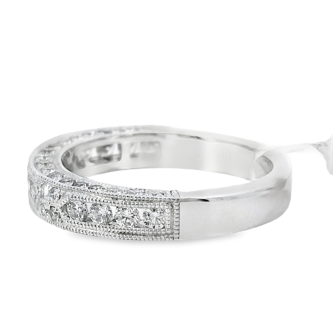 18kt White Gold Diamond Channel Set Ring (0.73ct)