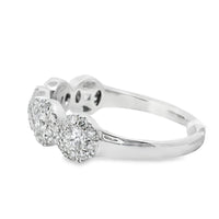 18K White Gold Round Diamond Wedding Ring (.69ct)