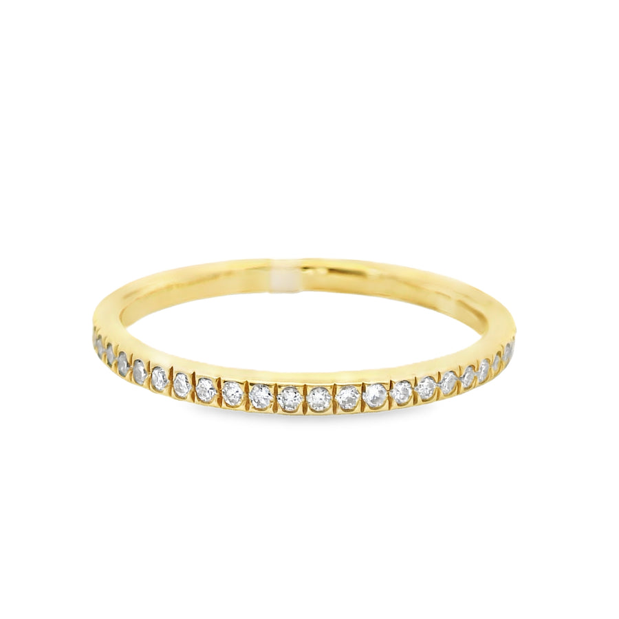 18kt Yellow Gold Diamond Eternity Wedding Ring (0.31ct)