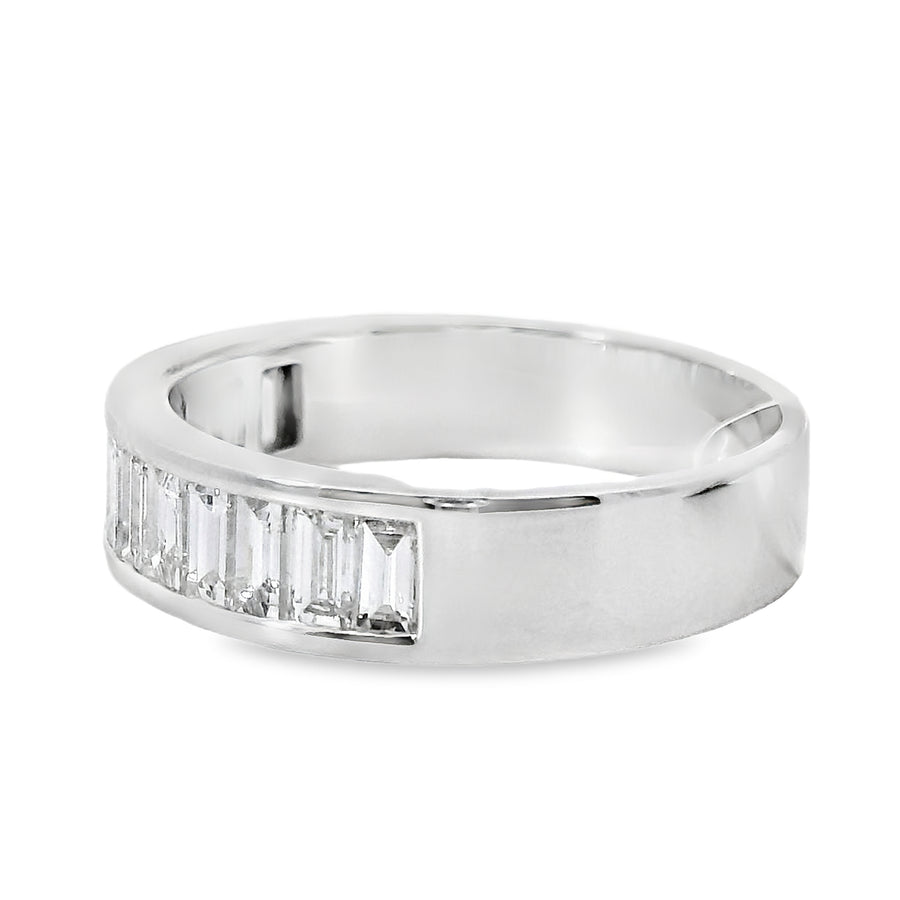 18kt White Gold Channel Set Diamond Wedding Ring (1.00ct)