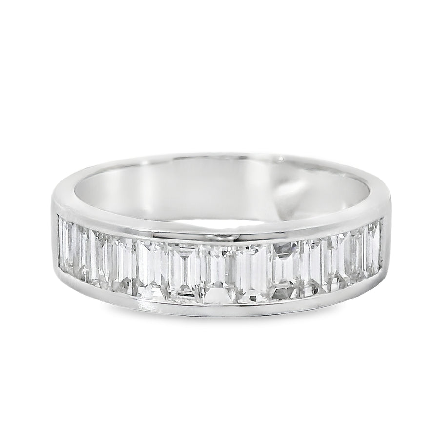 18kt White Gold Channel Set Diamond Wedding Ring (1.00ct)