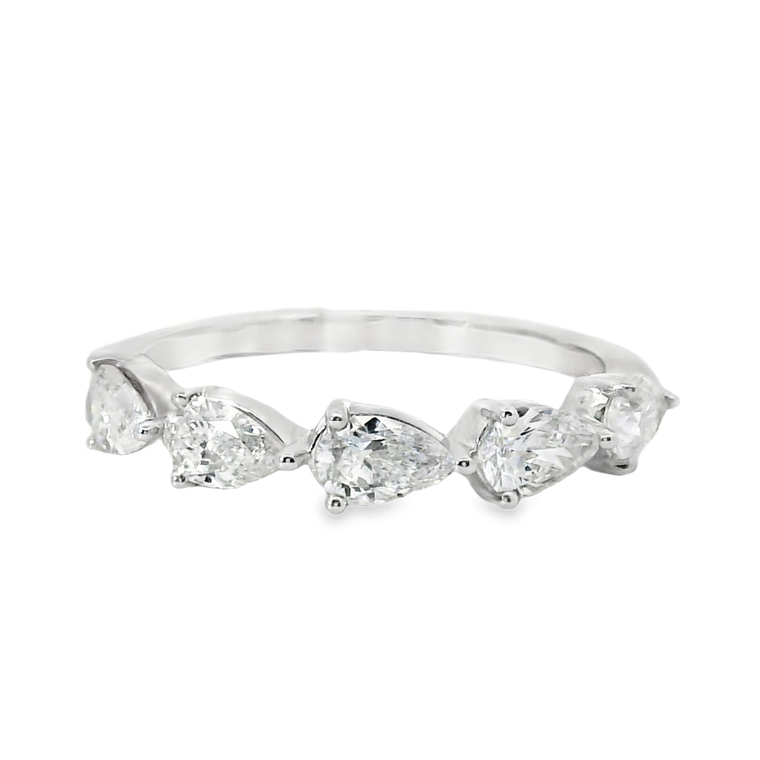 18kt White Gold Diamond Prong Set Ring (0.93ct)