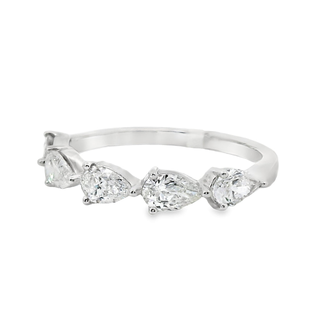 18kt White Gold Diamond Prong Set Ring (0.93ct)