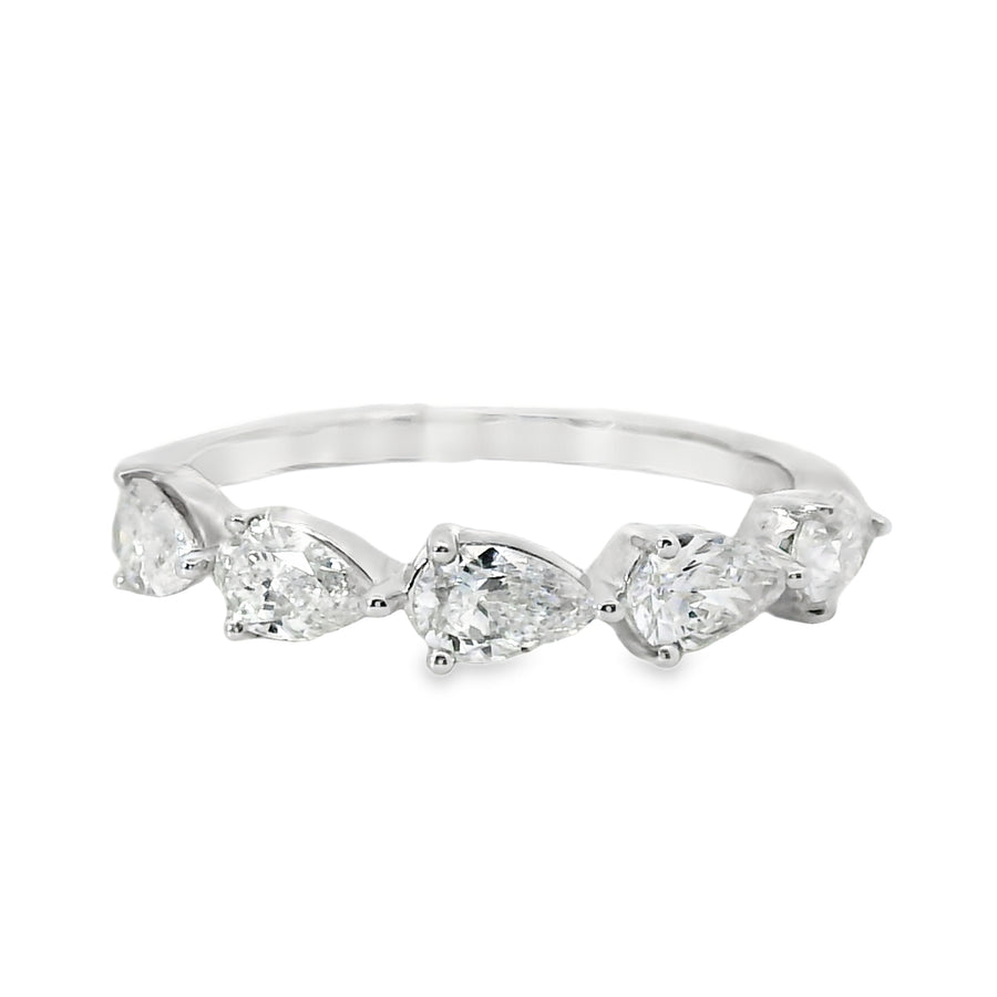 18kt White Gold Diamond Prong Set Ring (0.93ct)