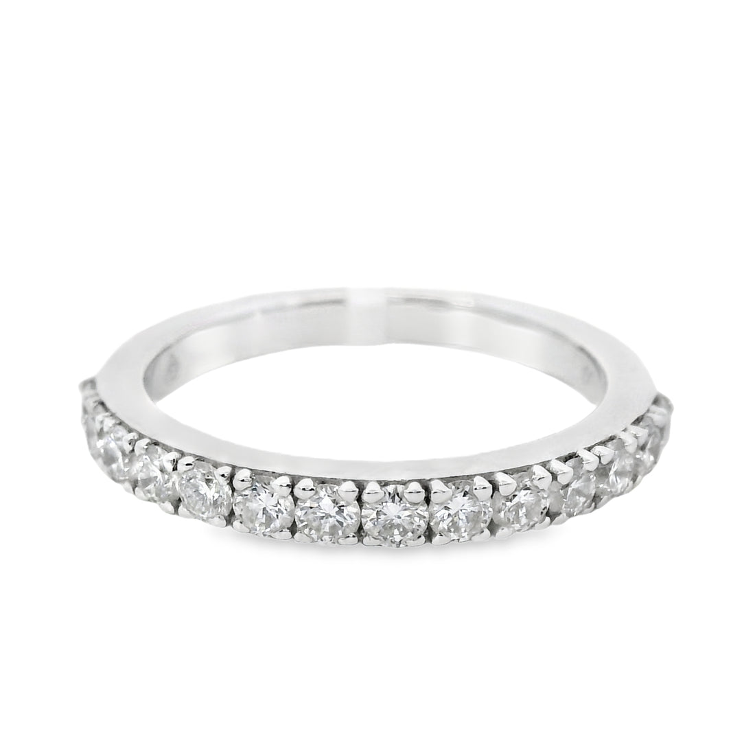 18kt White Gold Diamond Prong Set Ring (0.54ct)