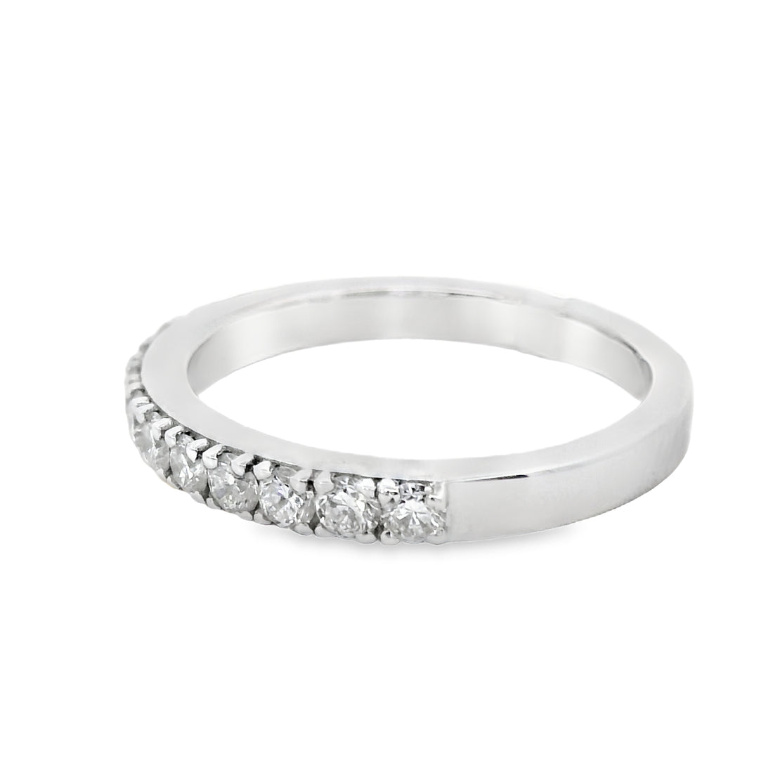 18kt White Gold Diamond Prong Set Ring (0.54ct)
