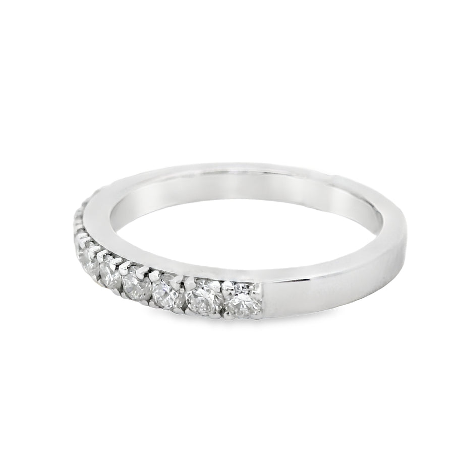 18kt White Gold Diamond Prong Set Ring (0.54ct)