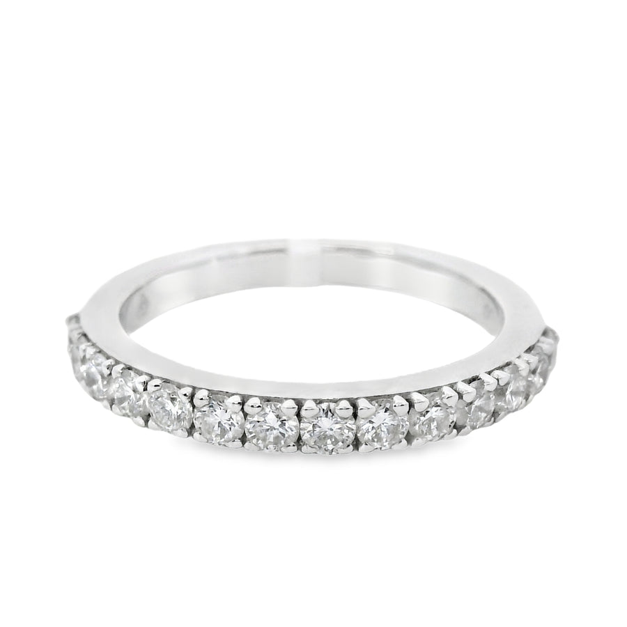 18kt White Gold Diamond Prong Set Ring (0.54ct)