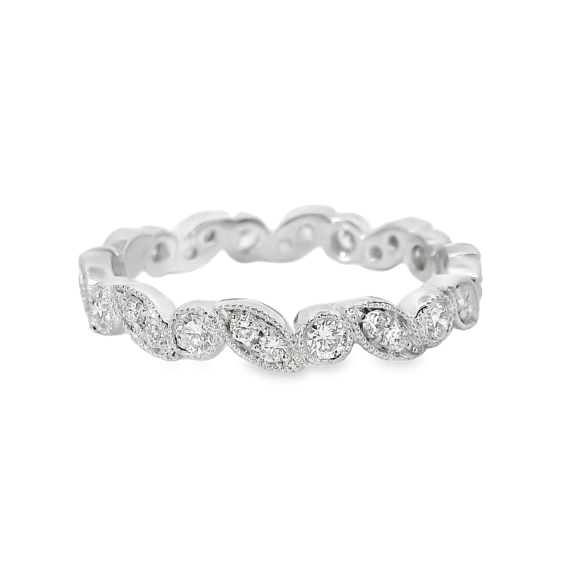 18kt White Gold Diamond Eternity Ring (0.51ct)