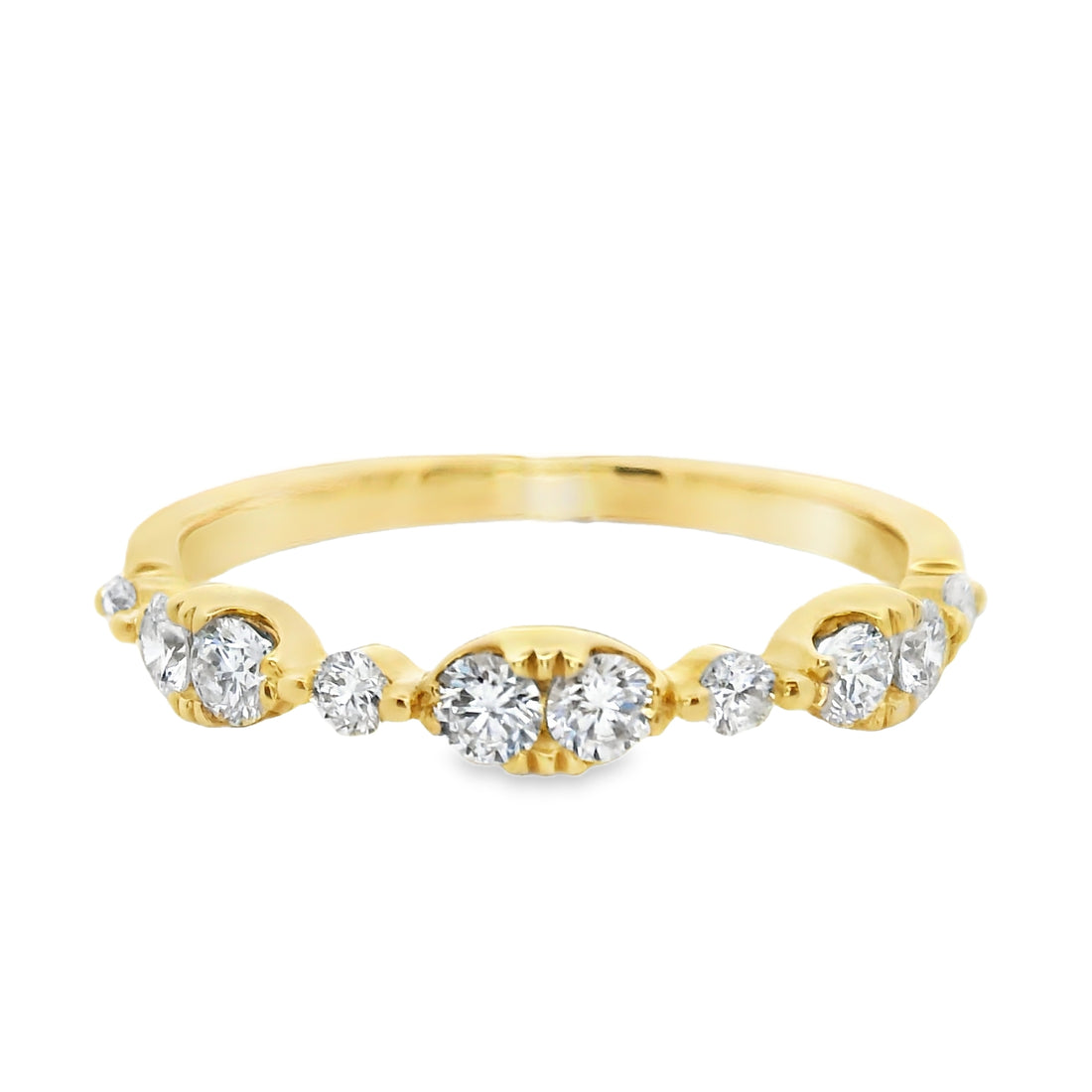 18K Yellow Gold Natural Diamond Wedding Ring (.40ct)