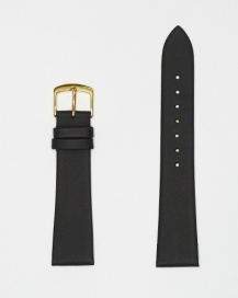 Hadley Roma Genuine Leather Black Watch Strap