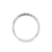 18kt White Gold Natural Round Diamond Wedding Ring (.41ct)
