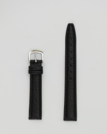 Hadley Roma Genuine Leather Black Watch Strap