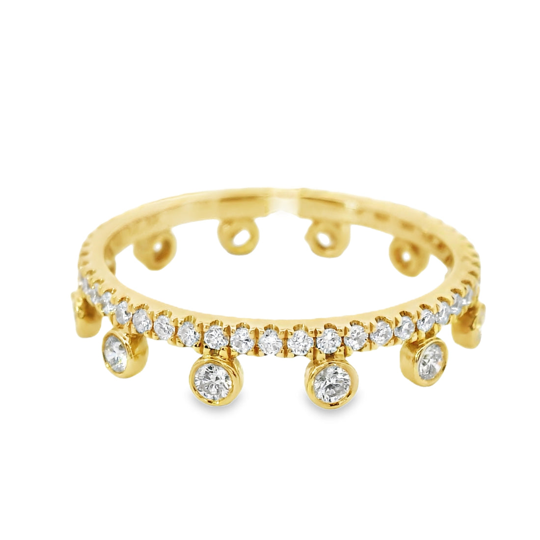 18kt Yellow Gold Natural Diamond Eternity Ring (0.67ct)