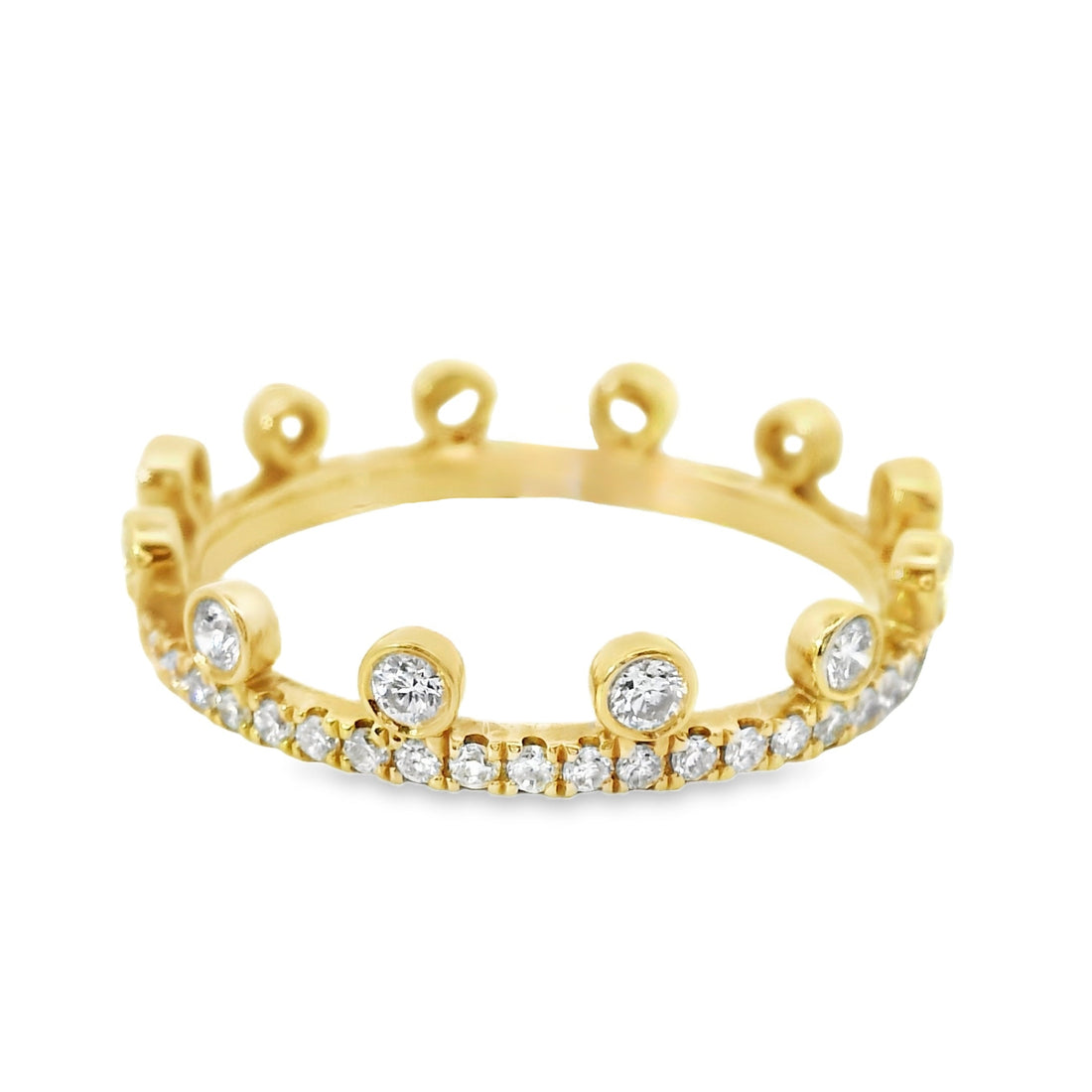 18kt Yellow Gold Natural Diamond Eternity Ring (0.67ct)