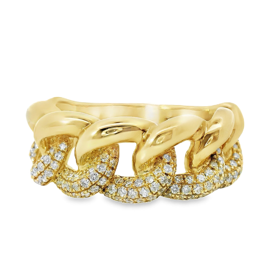 18kt Yellow Gold Natural Diamond Ring (0.46ct)