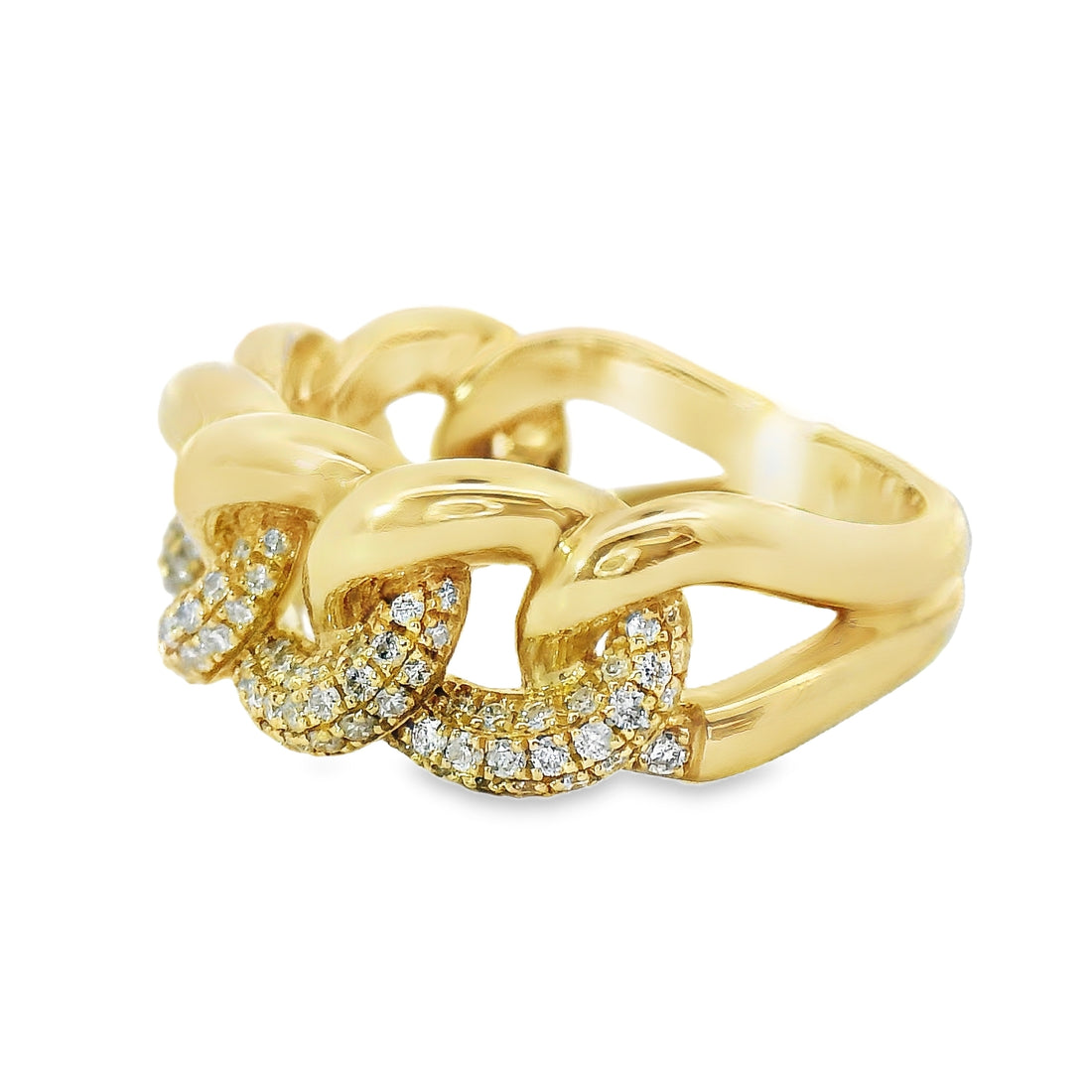 18kt Yellow Gold Natural Diamond Ring (0.46ct)