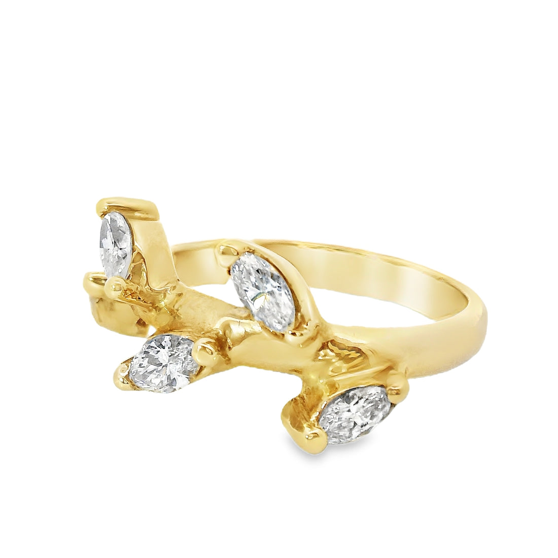 14kt Yellow Gold Natural Diamond Ring (0.57ct)