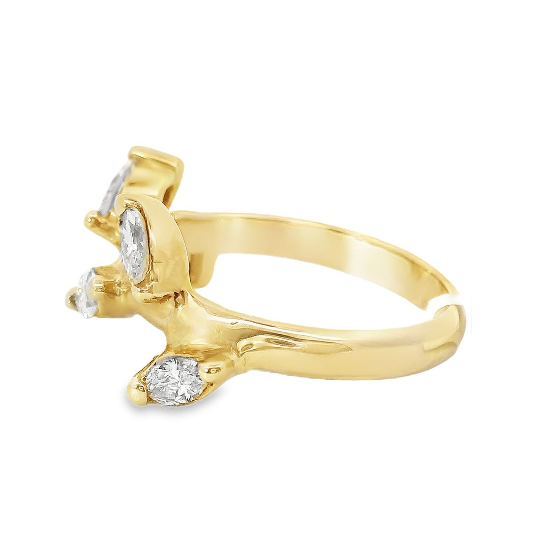 14kt Yellow Gold Natural Diamond Ring (0.57ct)