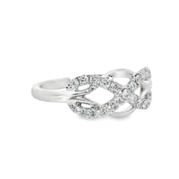 18K White Gold Natural Diamond Ring (.30ct)